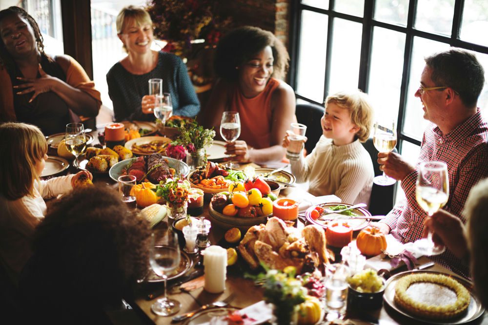 Family conversation about mental health during the holidays